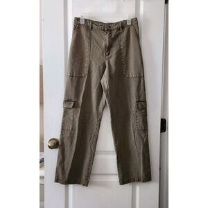 Women's Young Fabulous & Broke YFB Army Green Cargo Pants Size‎ M